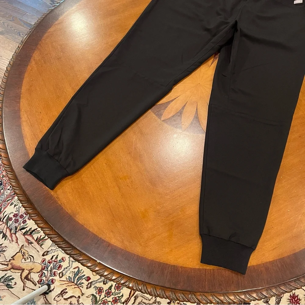 FIGS Men’s Tansen Jogger Scrub Pants Black XLT XL Tall Slim Fit Elastic Waist